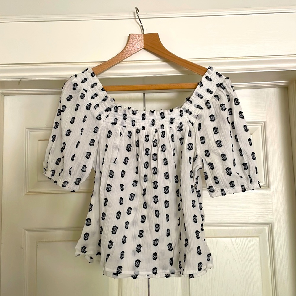 Loft puff sleeve blouse